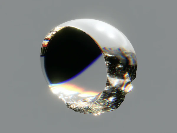 Futuristic Glass Ring