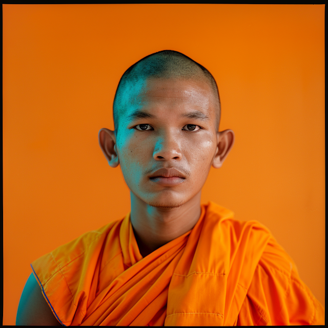 Portrait of a Buddhist Monk