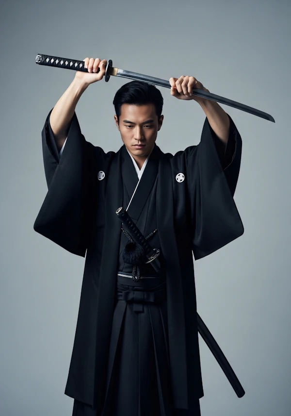 Samurai Poise Portrait
