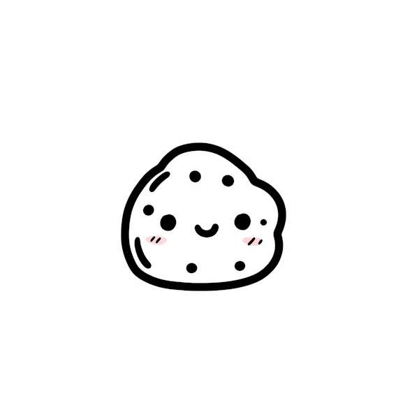 Smiling Cookie Illustration