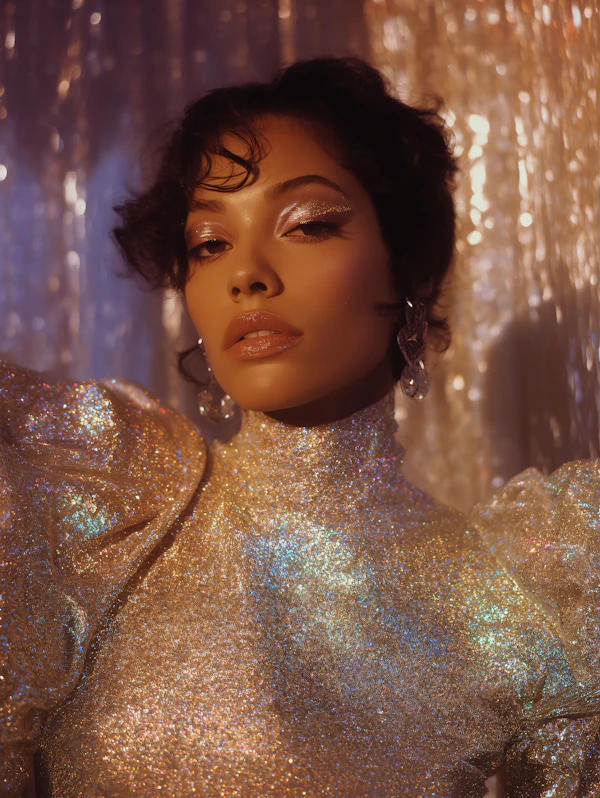 Glamorous Gold Portrait