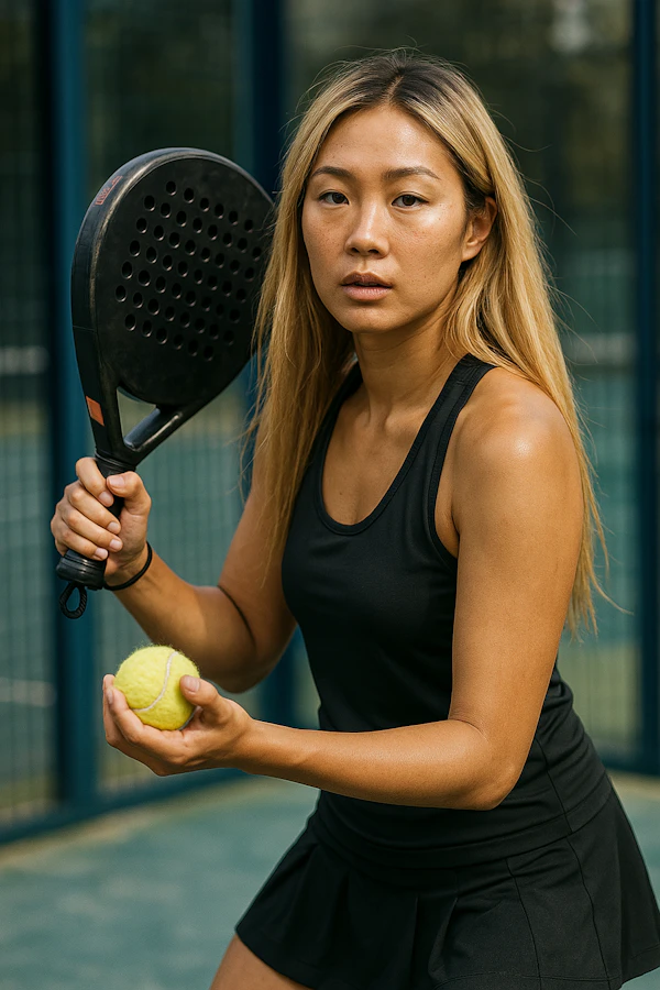 Focused Paddle Player