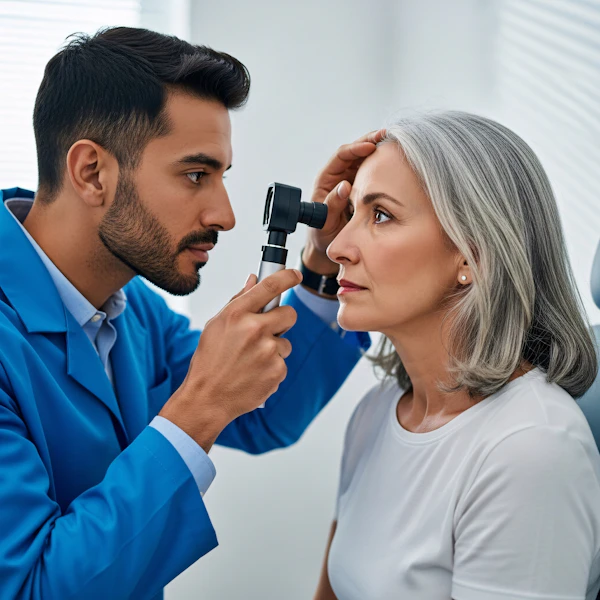 Eye Examination Scene