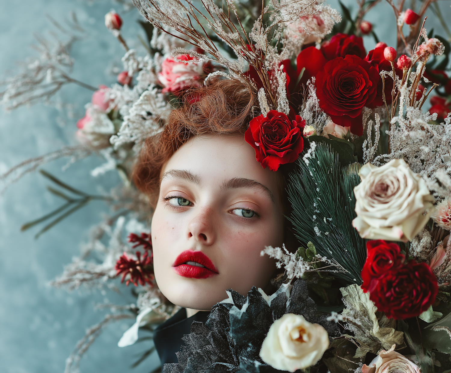 Ethereal Floral Portrait