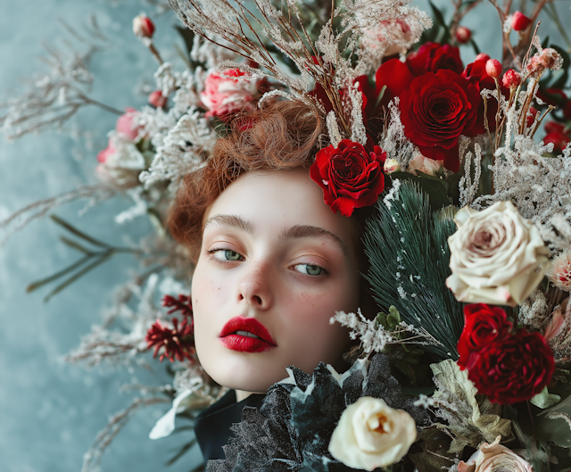 Ethereal Floral Portrait