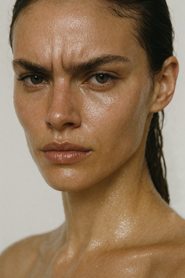 Dewy Portrait Close-Up