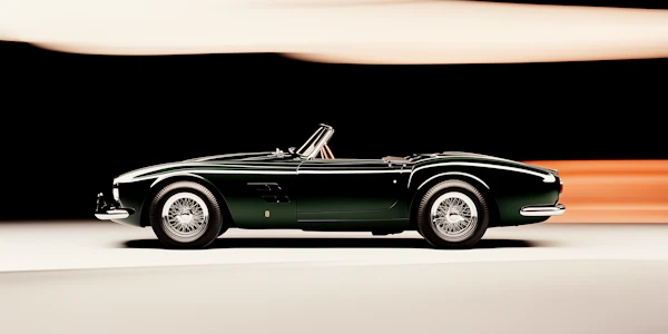 Vintage Green Convertible