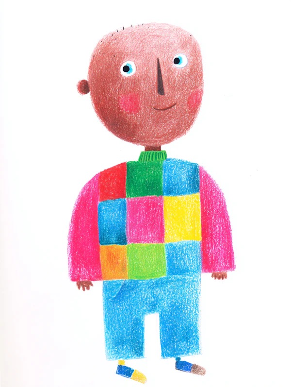 Cheerful Character Art