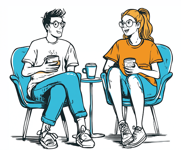 Animated Casual Coffee Chat