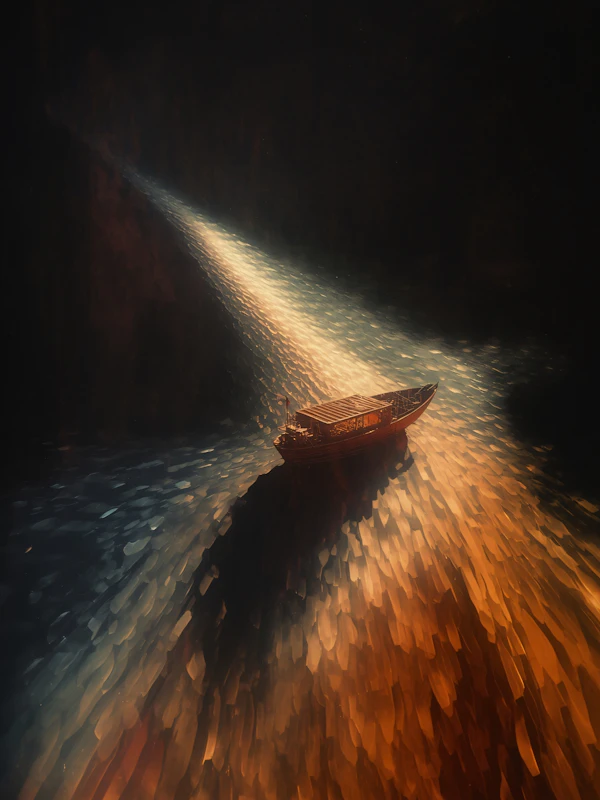 Serene Boat Scene