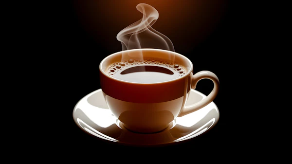 Steaming Coffee Cup