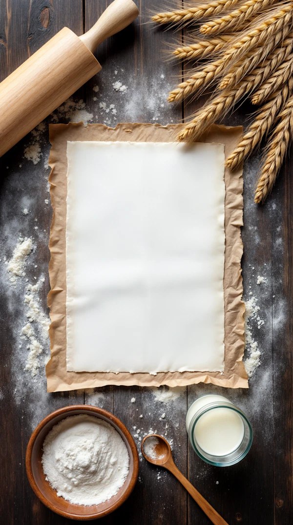 Rustic Baking Setup