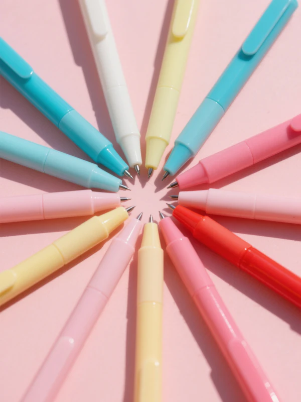 Colorful Pens Arrangement