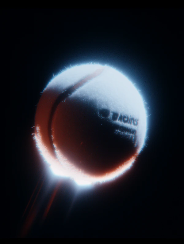 Glowing Tennis Ball