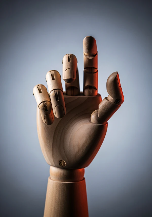 Wooden Mannequin Hand