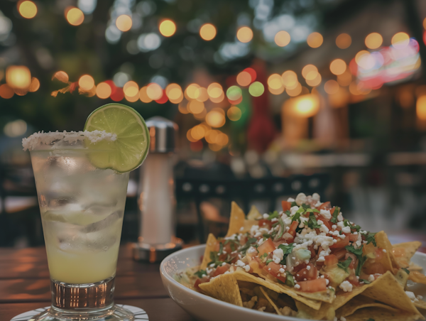 Margarita and Nachos