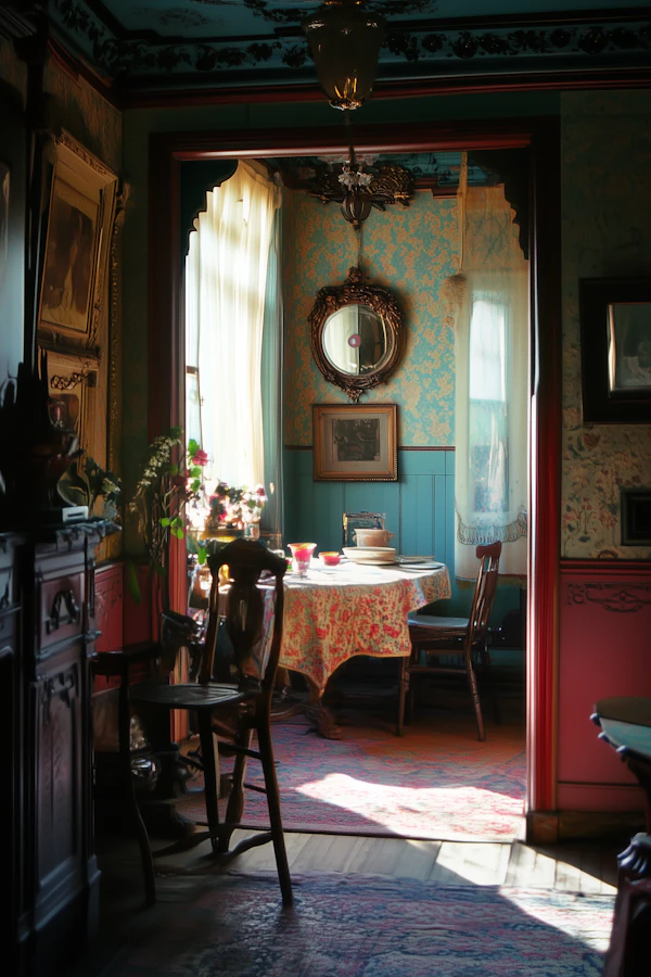 Cozy Vintage Dining Room