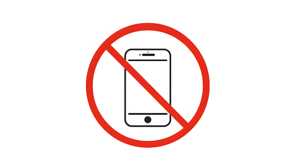 No Smartphone Symbol