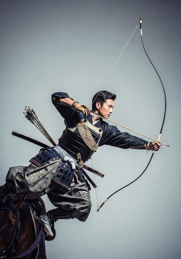 Samurai Archer in Action