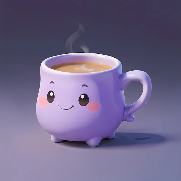 Whimsical Cartoon Mug