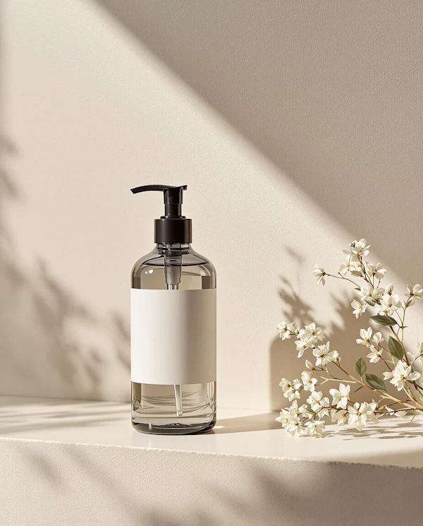 Minimalist Bottle Display