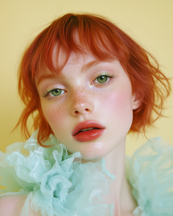 Portrait of a Person with Red Hair