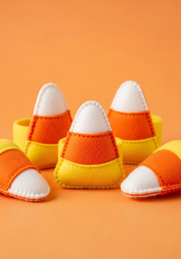 Felt Candy Corn Display