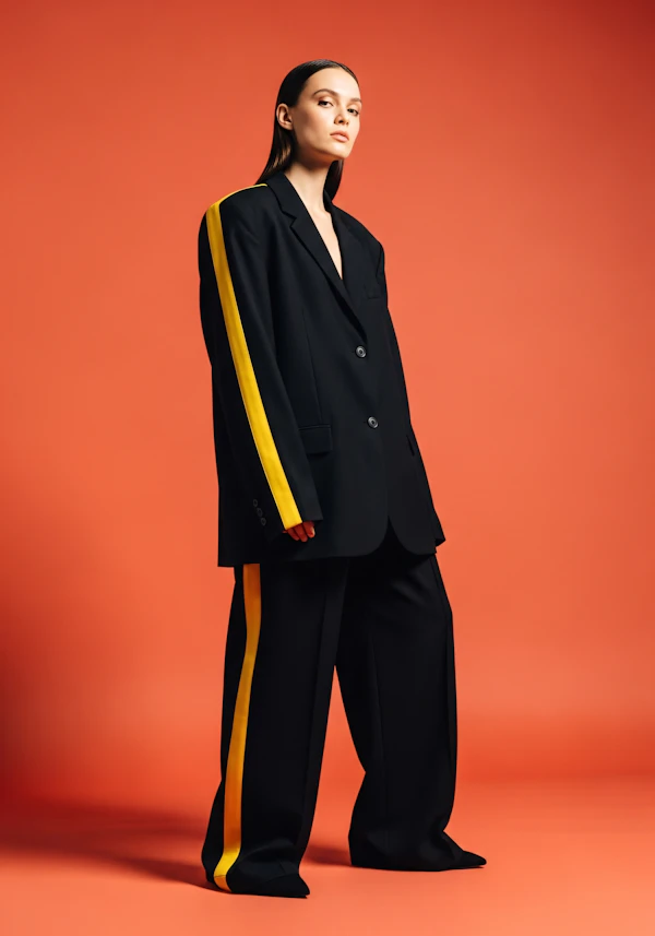 Fashionable Orange Backdrop