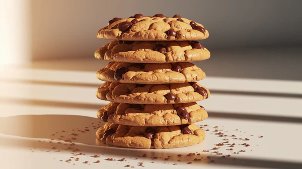 Stacked Chocolate Cookies
