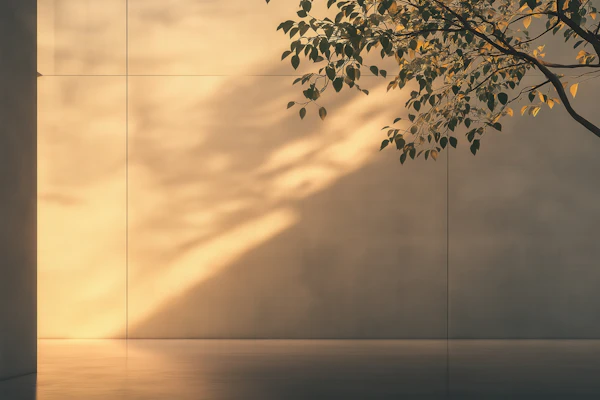 Golden Sunlit Wall