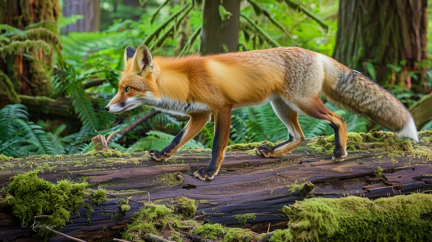 Fox in Forest