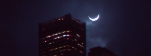 Moody Night Cityscape