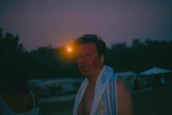 Twilight Sunburned Man