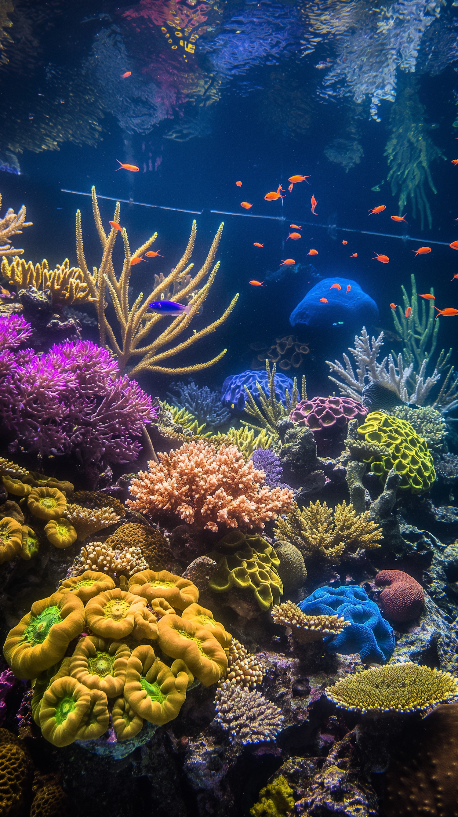 Vibrant Underwater Reef Scene