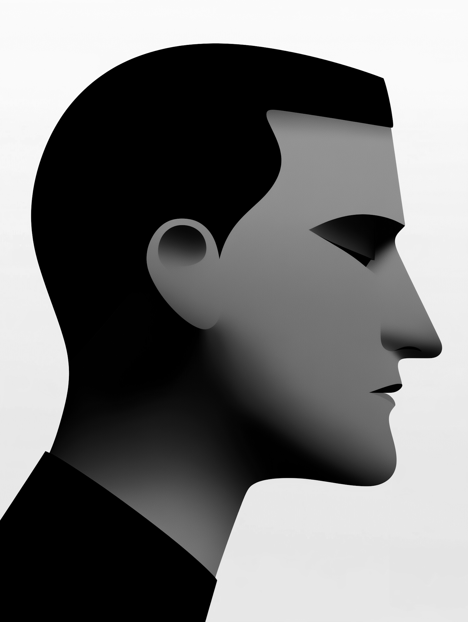 Stylized Human Profile