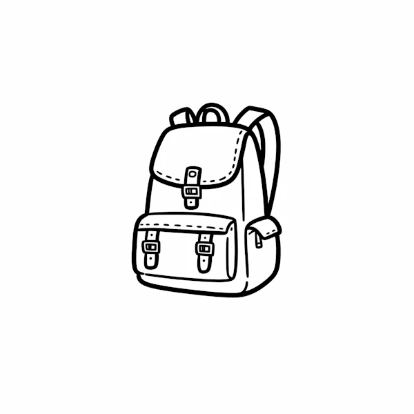 Classic Backpack Sketch