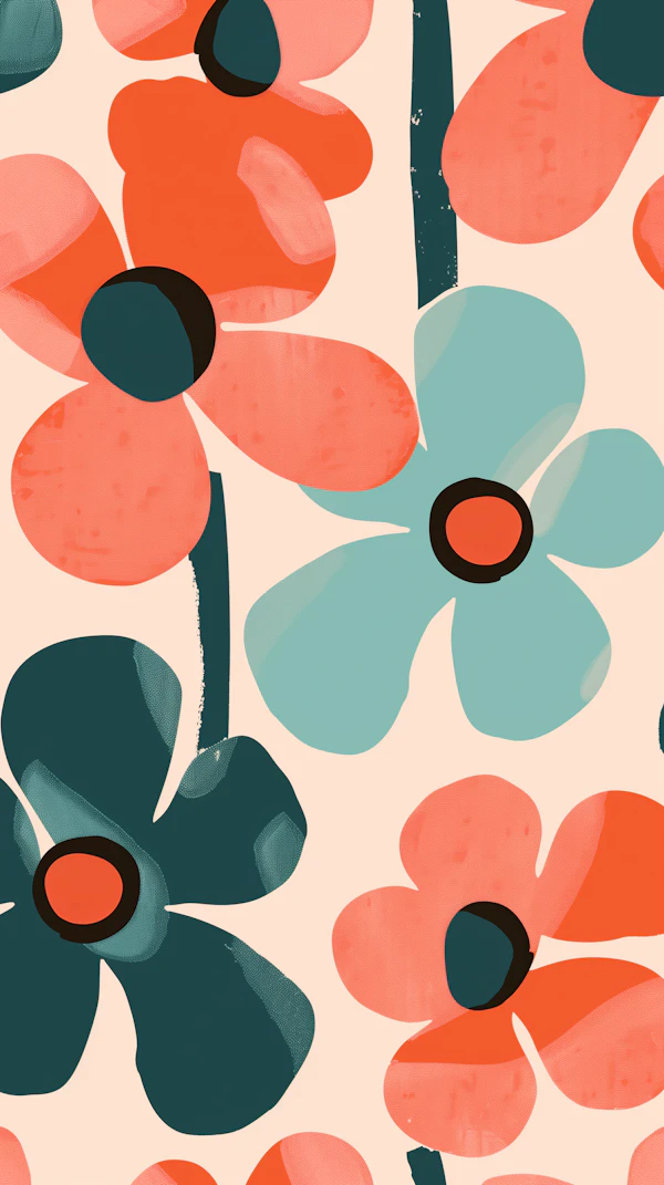 Vibrant Floral Art