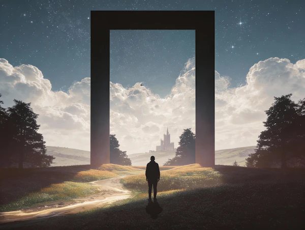 Mystical Pathway Scene
