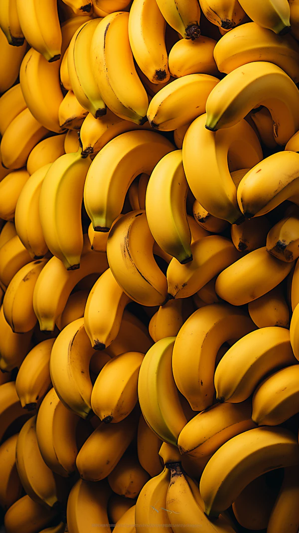 Vibrant Banquet of Bananas