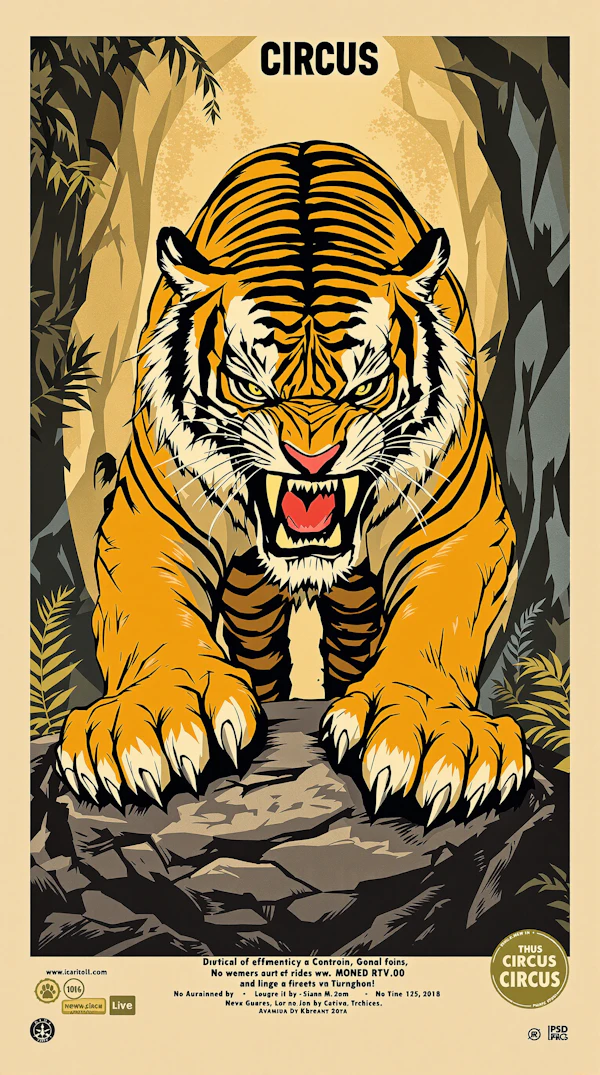 Tiger Circus Poster