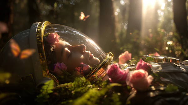Astronaut in Nature