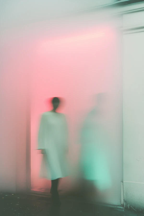 Ethereal Blurred Figures