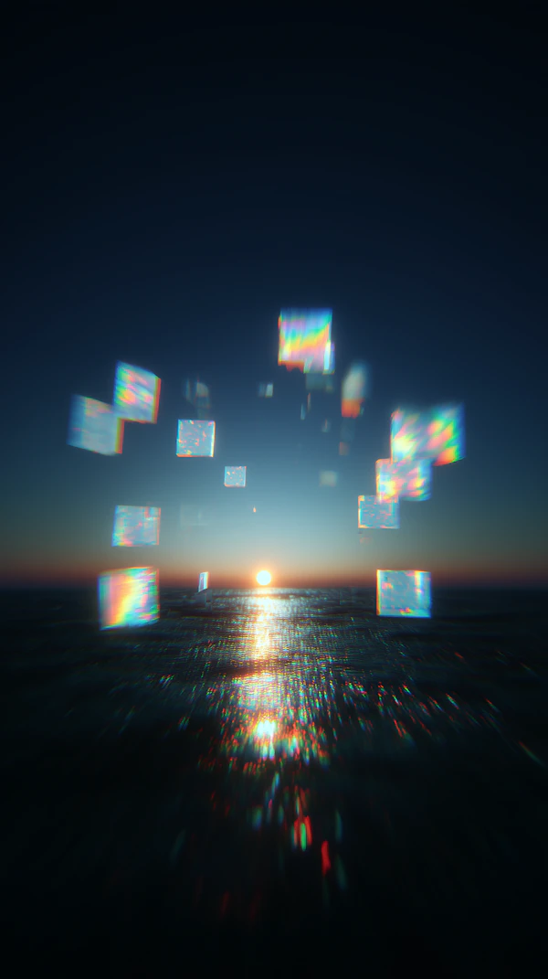 Surreal Ocean Sunset