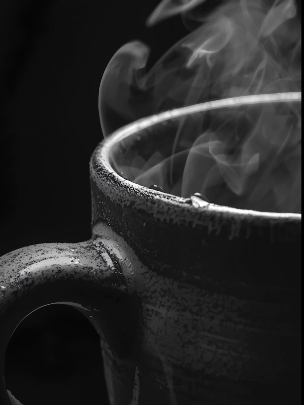 Steaming Ceramic Mug