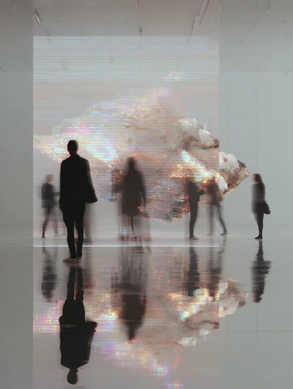 Iridescent Art Display