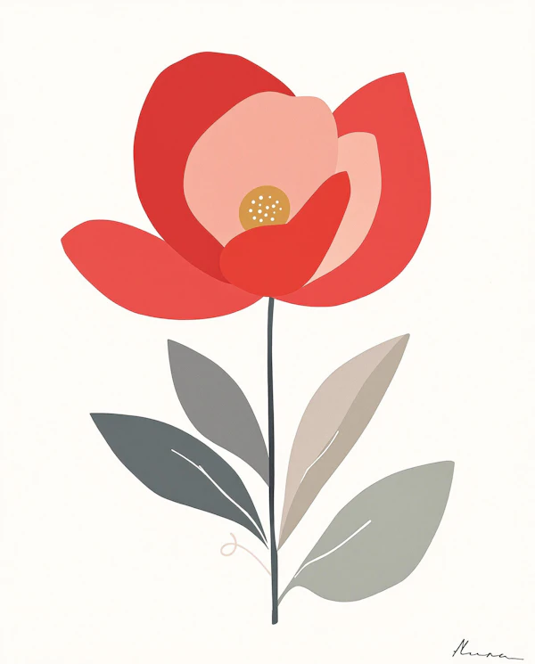 Stylized Flower Art