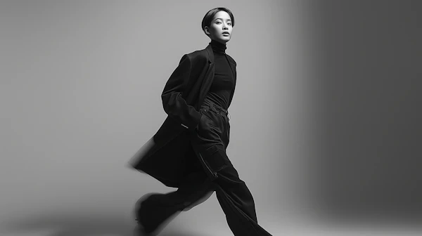 Monochrome Stylish Portrait