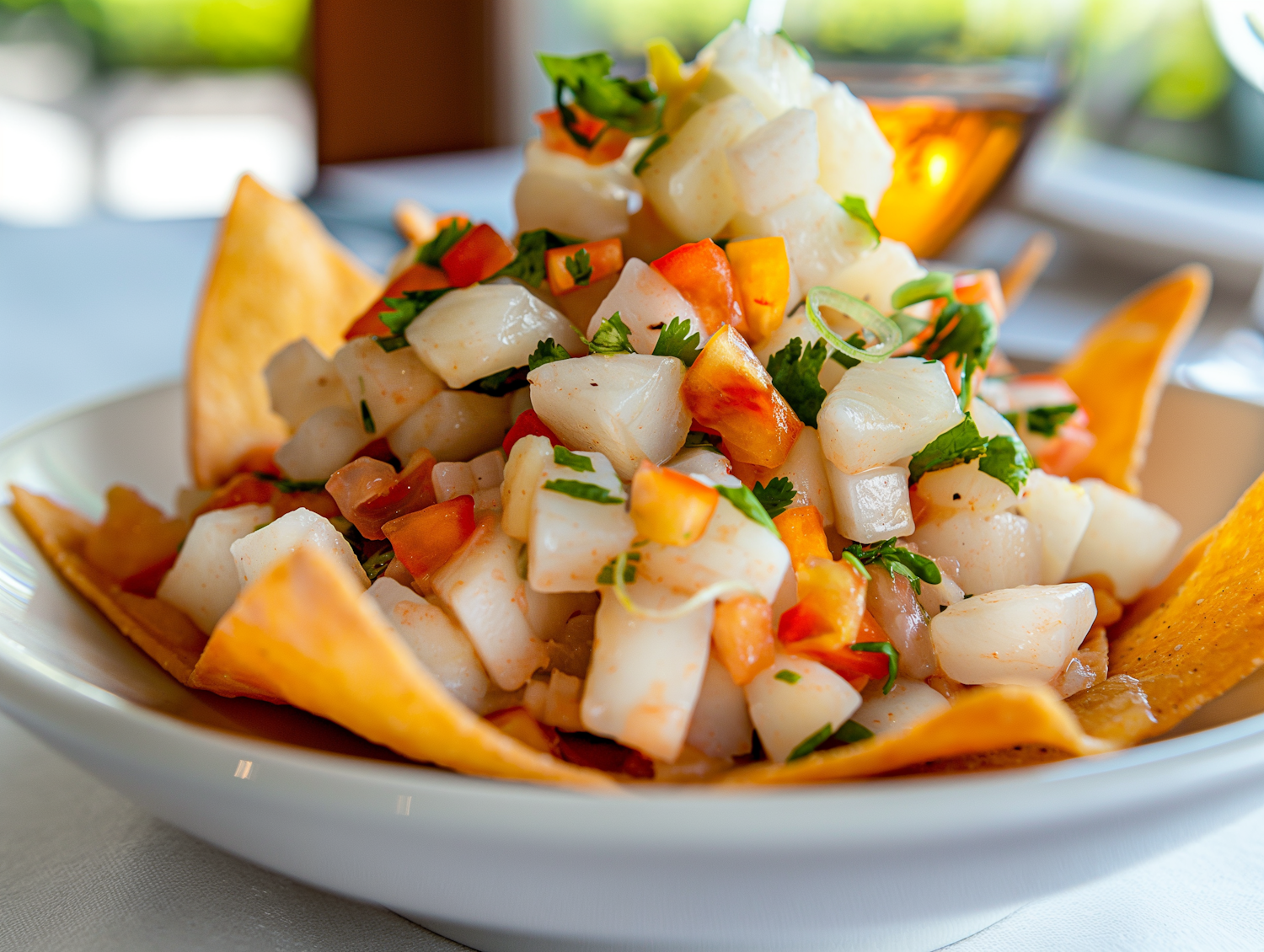 Vibrant Ceviche Dish