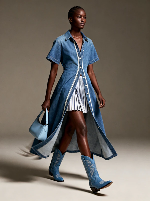 Denim Dress Elegance