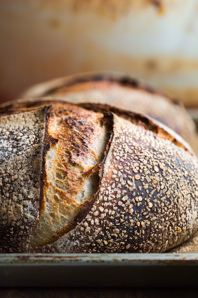 Artisanal Bread Close-Up